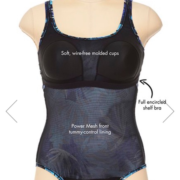SwimSuits For All Black Flow tankini - Picture 3 of 6